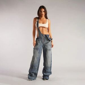 NWT UNBRANDED Women's Denim Overalls
